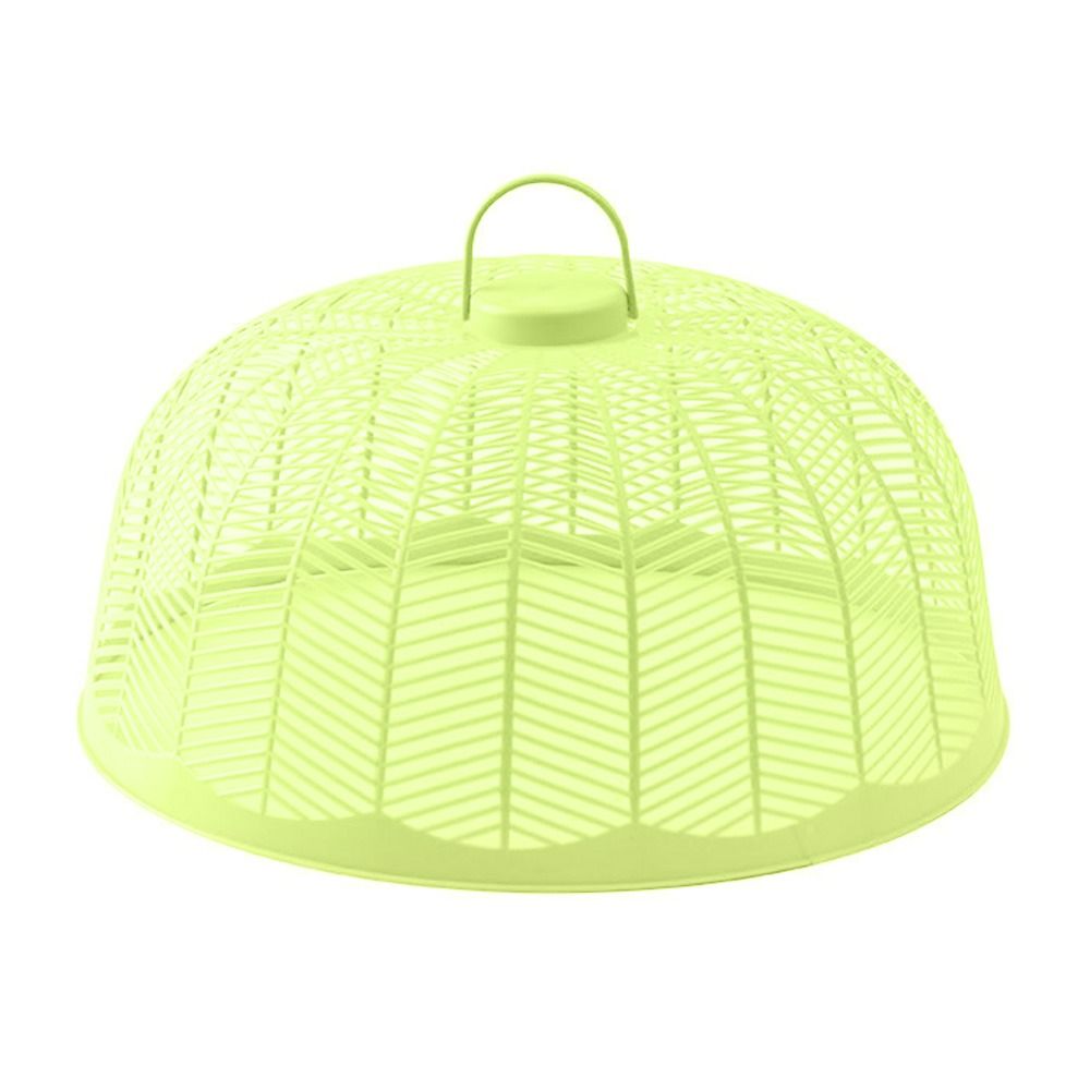 Collapsible Mesh Food Covers Anti-Flying Protective Food Tent Household Dish Lid Dining Table Insect Proof Cover: Yellow