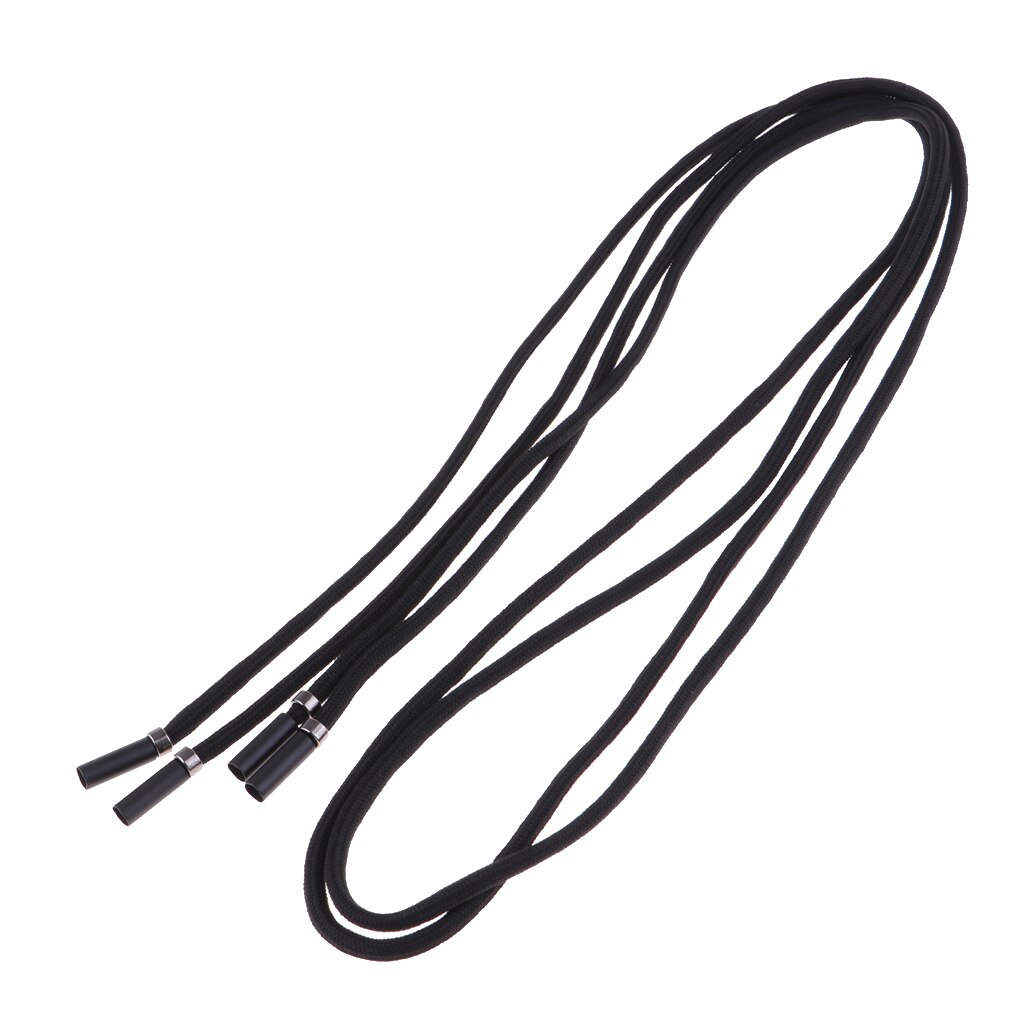 Paquete de 2 elegantes Pantalones de cordón con cordón y reemplazo de zapatas con puntas de Metal-Accesorios de ropa