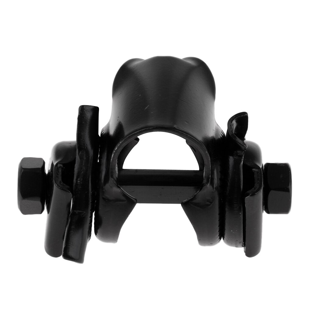 Black Steel Saddle Guts Seat Post Clamp 24mm Bike Bicycle Cycling Seat Post Clip Mount Bracket Abrazadera de tija de sillin