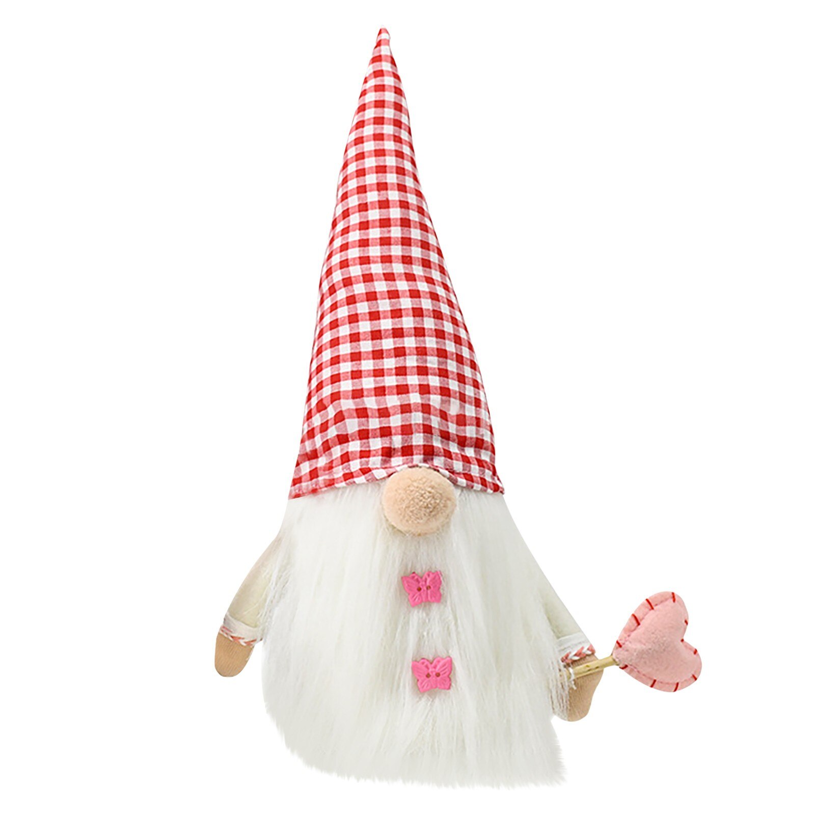 2pcs Valentine's Day Decorations Bedroom Living Room Desktop Standing Post Faceless Valentine's Christmas