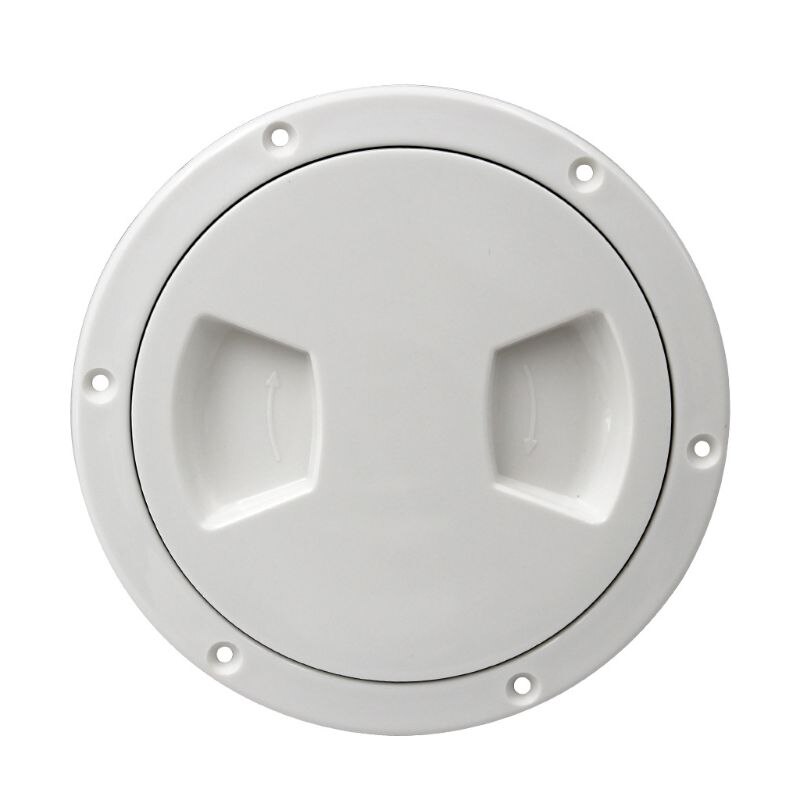 Placa de cubierta antideslizante de 5 pulgadas, cubierta resistente a la corrosión, acceso marino, escotilla de inspección de barcos, para deportes acuáticos en barco