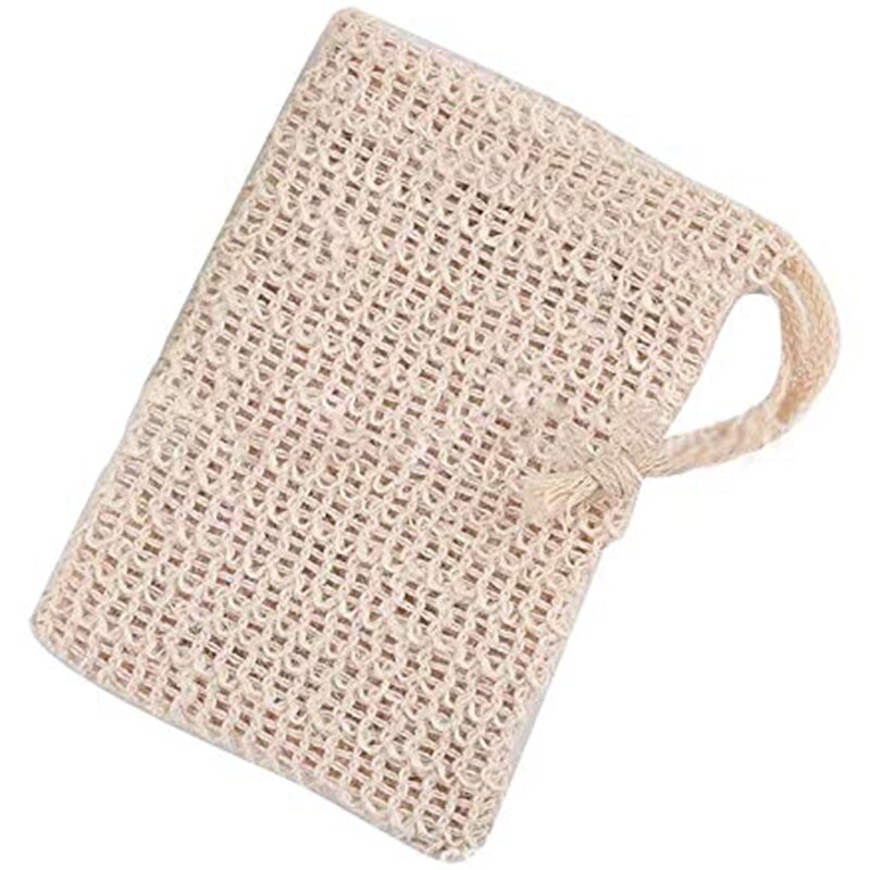 5 stuks x zeepzak, zeepzakken van katoen en linnen, biologisch zeepzakje, zeepzak, schuim en zeepzeep