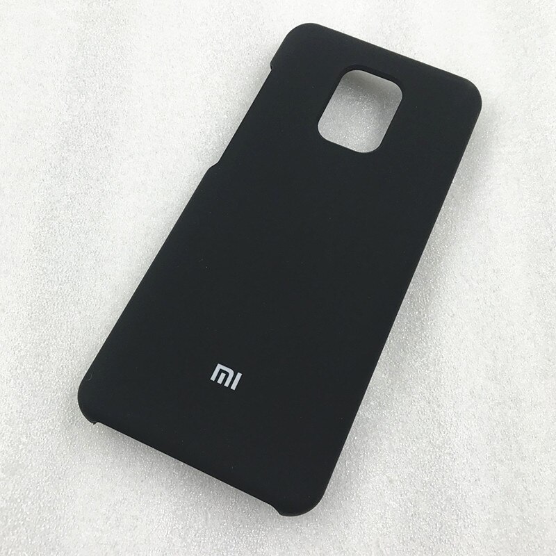 Original Xiaomi Redmi Hinweis 9 Pro Max Seidig Weich-Touch Flüssigkeit Silikon Schutzhülle Fall Für Redmi Hinweis 9 S 9 pro Wite logo: For Redmi Note 9 Pro / black