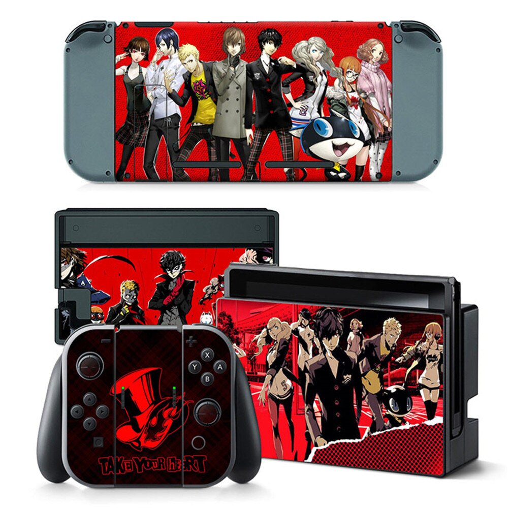 Video Game Vinyl Decal Skin Sticker Cover for Nintendo Switch Console System: TN-switch-5375