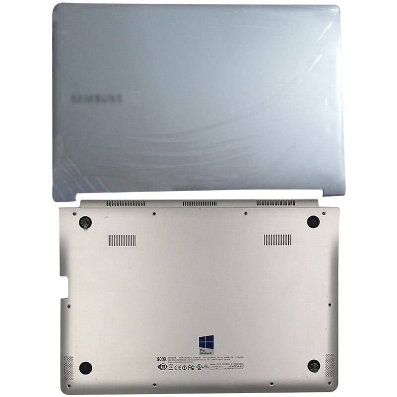 Top Back Case For Samsung NP900X3C NP900X3D NP900X3E NP900X3K Laptop LCD Back Cover/Hinges/Bottom Case Silver Blue