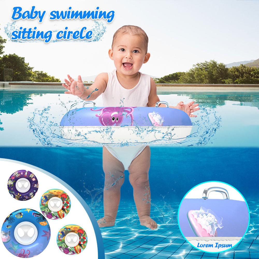 Baby Zwemmen Ring Praalwagens Met Veiligheid Seat Dubbele Zwemmen Ringen Voor Baby 'S Float Babyzwemmen Ring Praalwagens Met Zitje dubbele