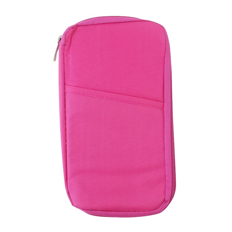 1Pc Women Men Passport Cover Travel Credit ID Card Holder Wallet Purse Storage Document Bag Passport Case Organizer: Rose With no logo