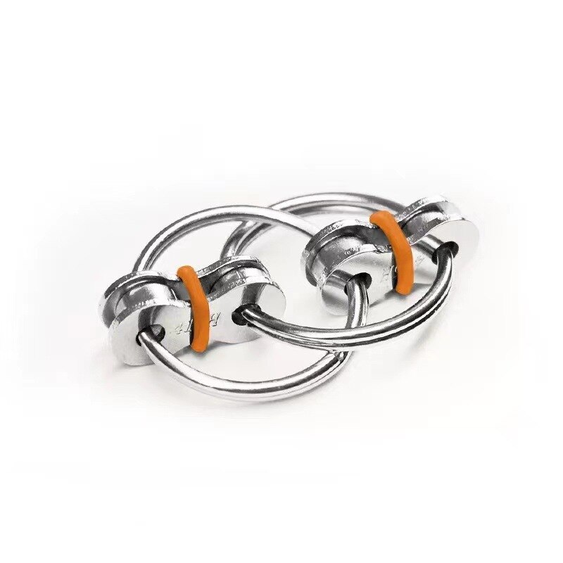 Decompressie Keten Vent Speelgoed Anti Stress Volwassen Fidget Speelgoed Fiets Sleutelhanger Stress Voor Volwassen Kinderen: 1