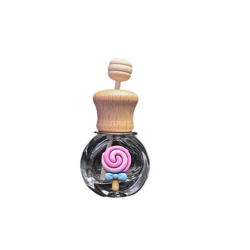 Bouteille de parfum de voiture vide en verre, désodorisant de voiture mignon, Clip de parfum, sortie d&#39;air, diffuseur d&#39;huiles essentielles d&#39;aromathérapie: H05