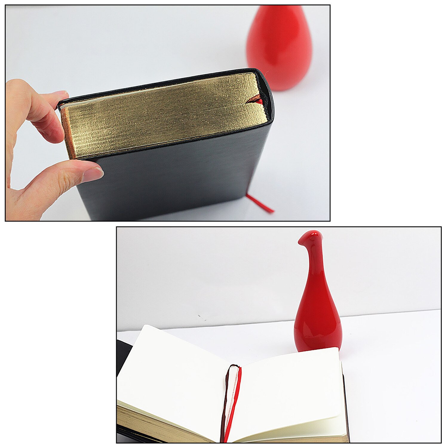 240 arkusz klasyczny Biblia styl złoto krawędź pusty gruby zeszyt papierowy z etui ze sztucznej skóry robić podróży podróż Dom gabinet dostarczać