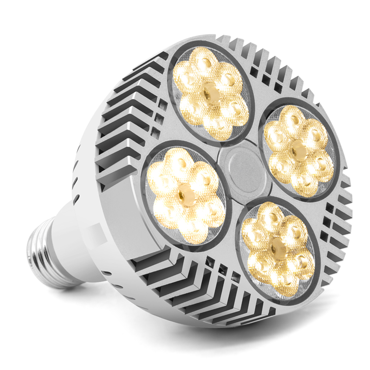Par LED Wachsen Glühbirne E27 GEFÜHRTE Anlage Lampe mit Fan Sunlike Gesamte Spektrum Wachsen Lichter für Innen Pflanzen Gemüse und Sämling: Par120-3500k
