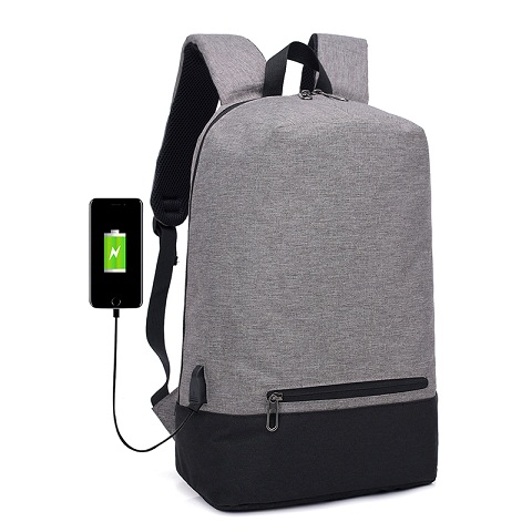 New Arrival Homens Laptop Mochila de Carga USB Anti-roubo Mochila Moda Saco de Escola de Grande Capacidade À Prova D' Água Para os Meninos Estudantes: darkgrey
