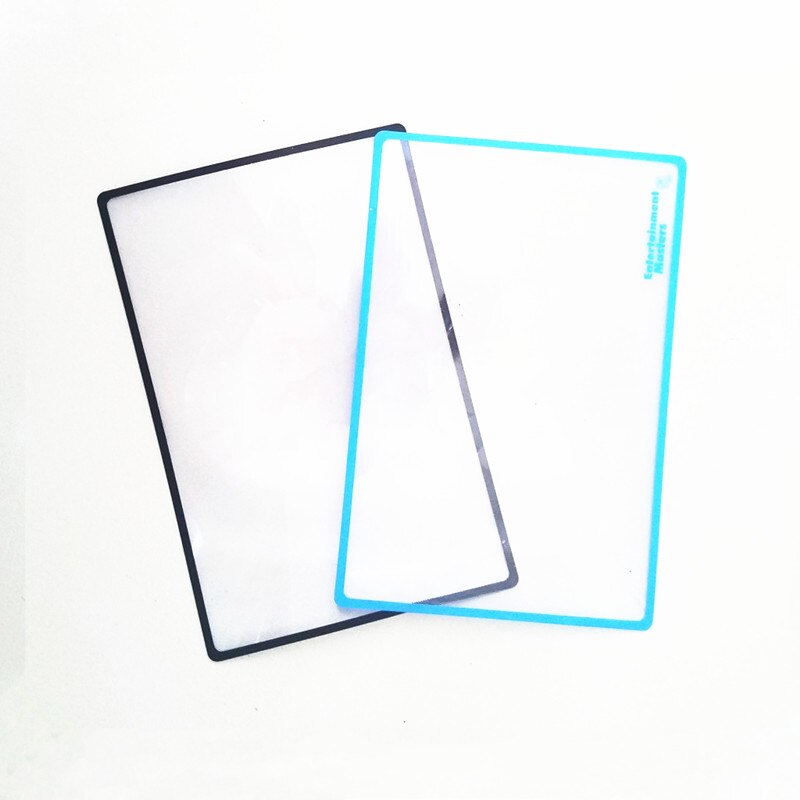 Lente de lectura para Página de Libro, lupa plana de PVC para joyería, 3X, aumento de 180x120mm, práctica, A5