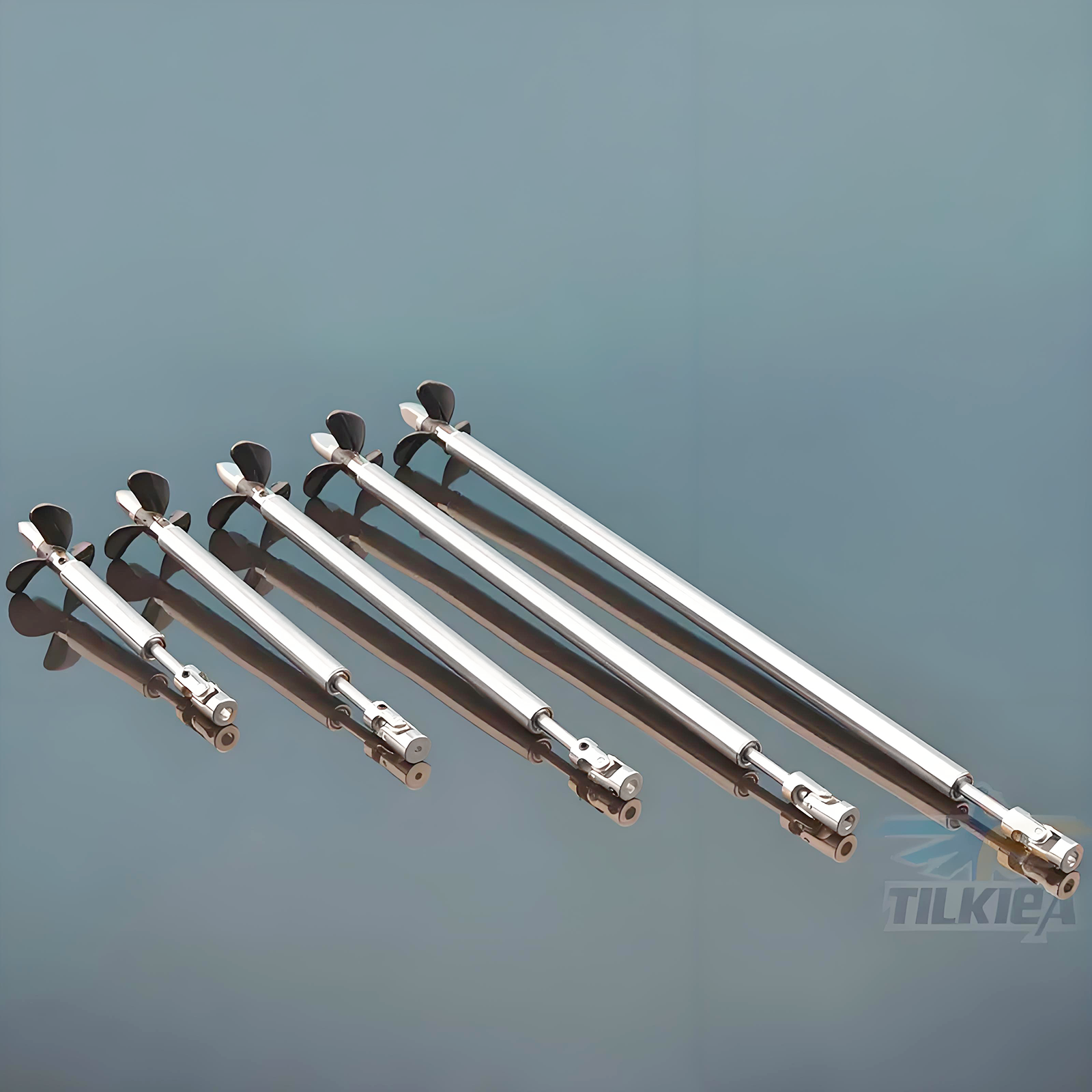 Stainless Steel 4mm Boat Shaft Drive Shaft +Cardan Joint+3 Blades Propeller +Stainless Steel Shaft Sleeve+ Prop Nut For Rc Boat