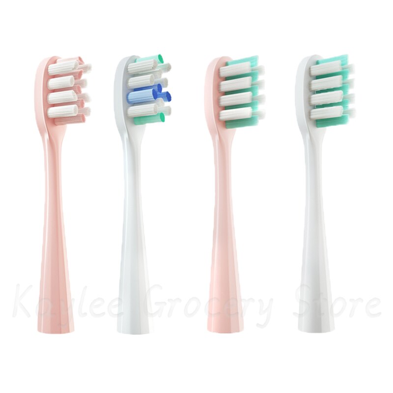 Voor Usmile Vervangende Tandenborstelkoppen Y1/Y 1S/Y2/Y3/Y4/U1/U2/U3/U4/U 2S/P1/P3/P10/P10pro Vervang Borstelkoppen Mondstukken 4/8/12Pcs: Ivoor