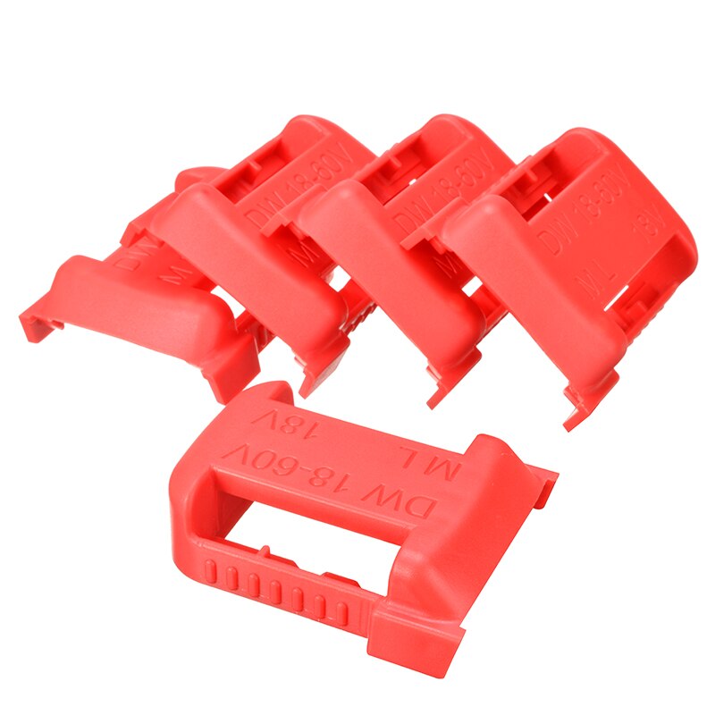 5 Stks/set 18V Mounts Opslag Houder Plank Rack Slots Batterij Opbergdozen Voor Milwaukee M18