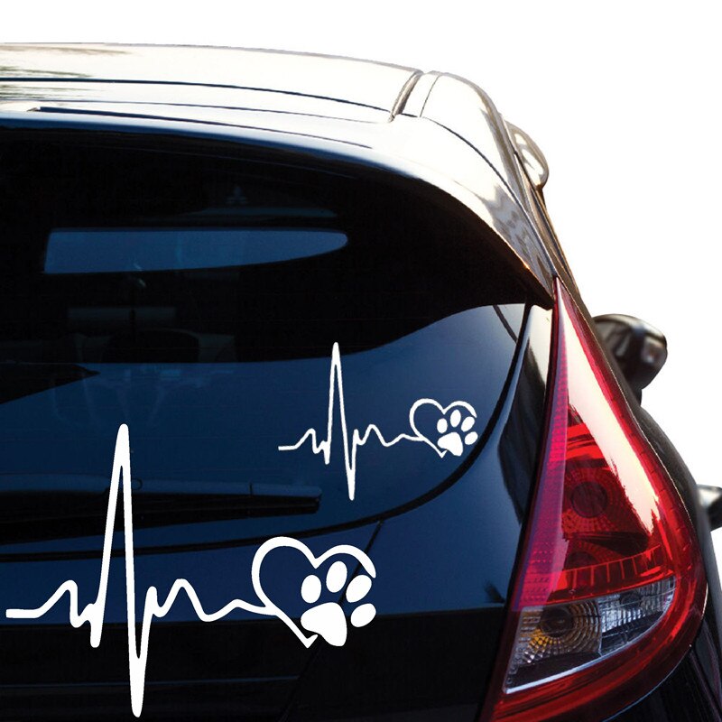 Auto Styling Cartoon Hond Stickers Franse Bulldog Voorruit Vinyl Decal Decor Waterdichte Creatieve Auto Stickers Decoratie 12*14Cm