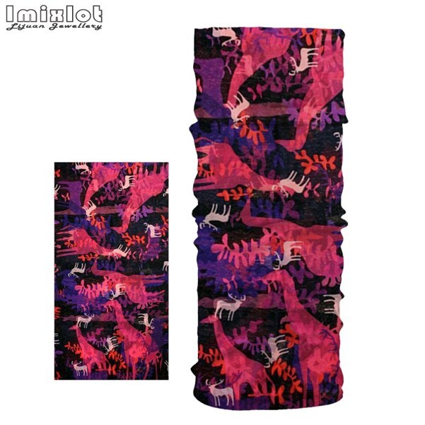 Multifunctionele Polyester Sjaals Gezicht Stofmasker Outdoor Sport Bandana Neck Gaiter Camping Fietsen Hoofddeksels Wandelen Magische Sjaal: J