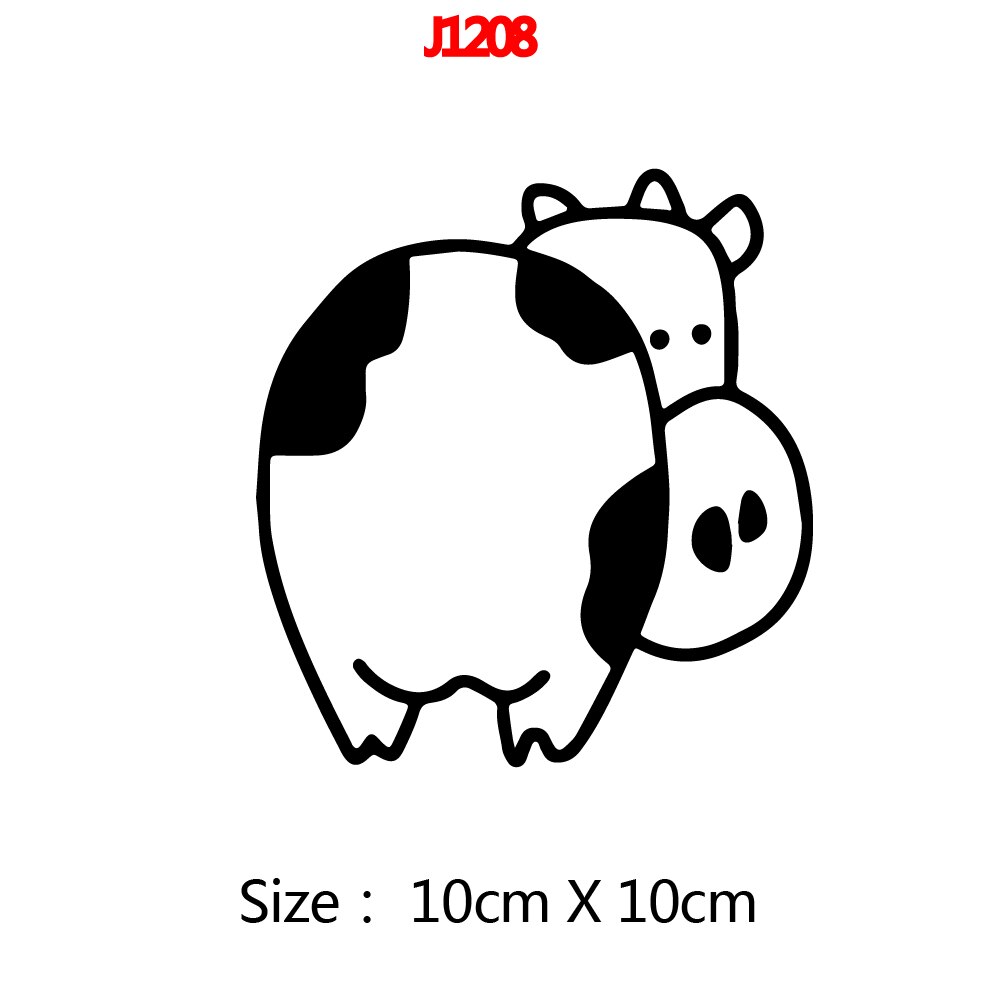 Diy ku wallsticker pvc vegg Kunst klistremerker moderne wallsticker vegg decals hjem dekorasjon diy pvc hjem dekorasjon