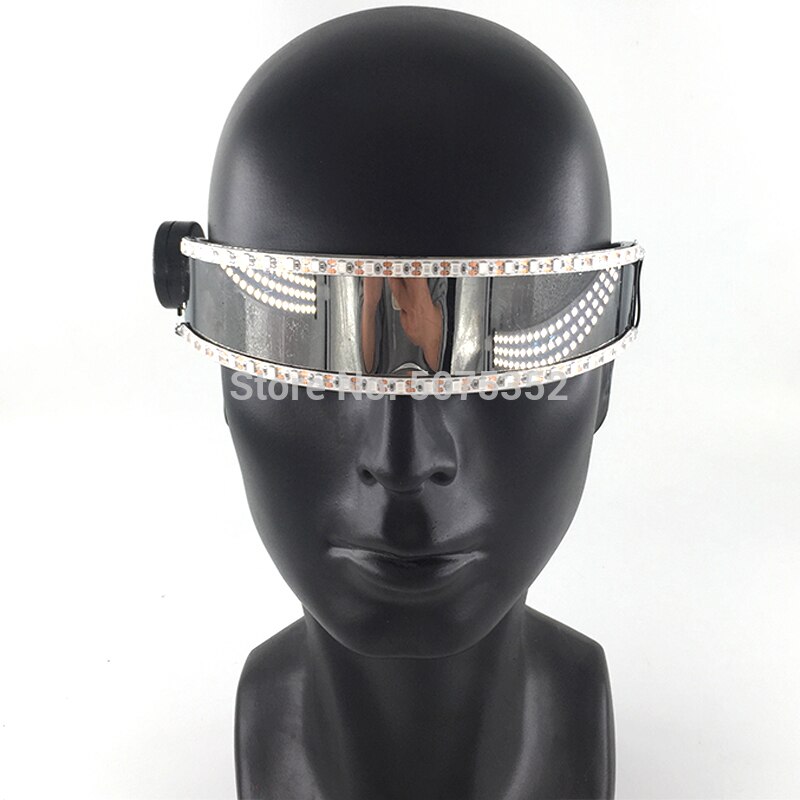 Neue LED Licht hoch Sonnenbrille Coole Leucht Gläser für DJ tanzen Party Bühne Zeigen Licht Brillen Liefert Kostüm Requisiten
