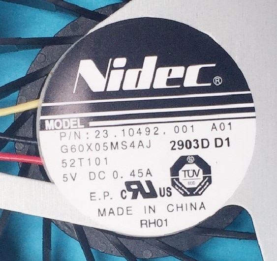 Nueva computadora portátil CPU GPU ventilador de refrigeración refrigerador radiador para Dell VOSTRO 1440 1450 v1450 NIDEC P/N 23.10492.001 G60X05MS4AJ 52T101 FAN