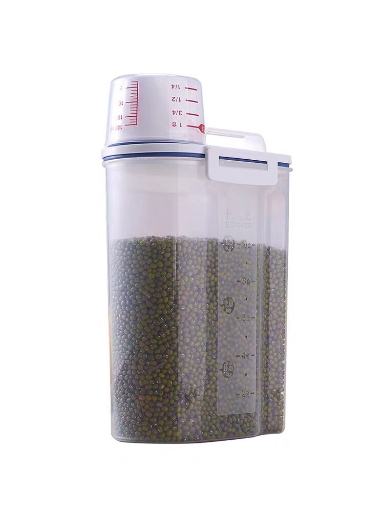 Getreide Spender Maschine Panzer Küche Lagerung Kasten Korn Lebensmittel Getreide Dosen Container Multi-korn Fass Haushalt WJB41401: A-1Stck
