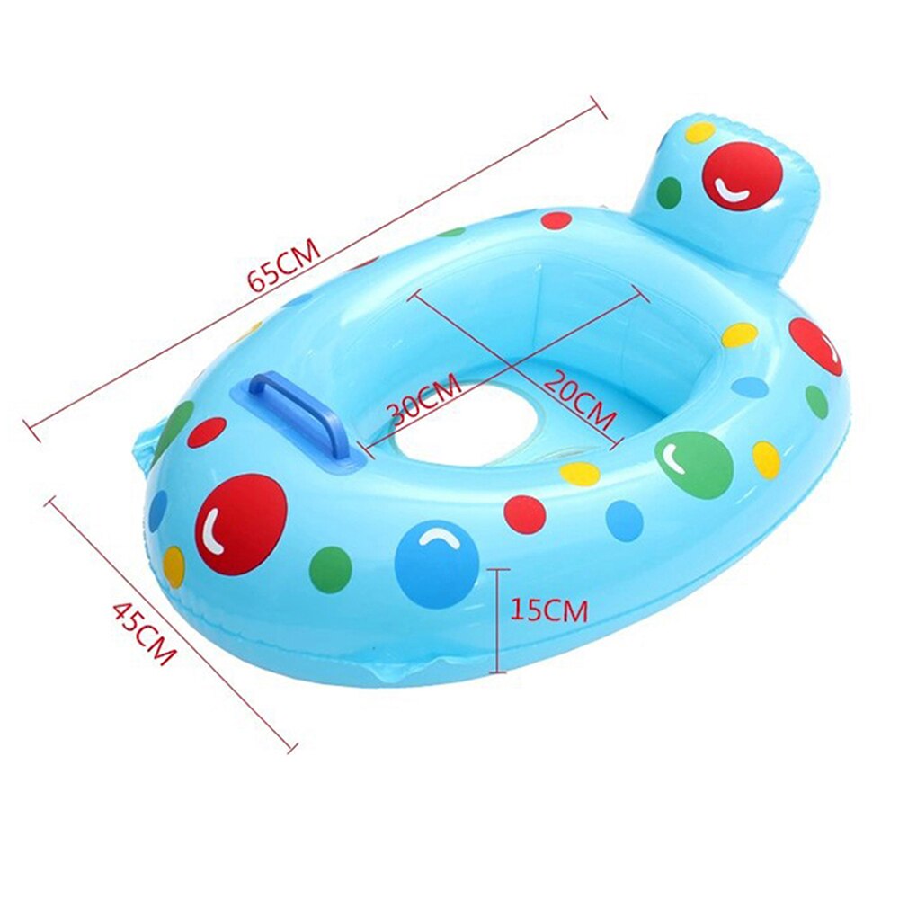 Draagbare Cartoon Boot-Vormige Veiligheid Zwemmen Ring Kindje Opblaasbare Ring Drijvende Bed Accessoires Kinderen Opblaasbare Matras