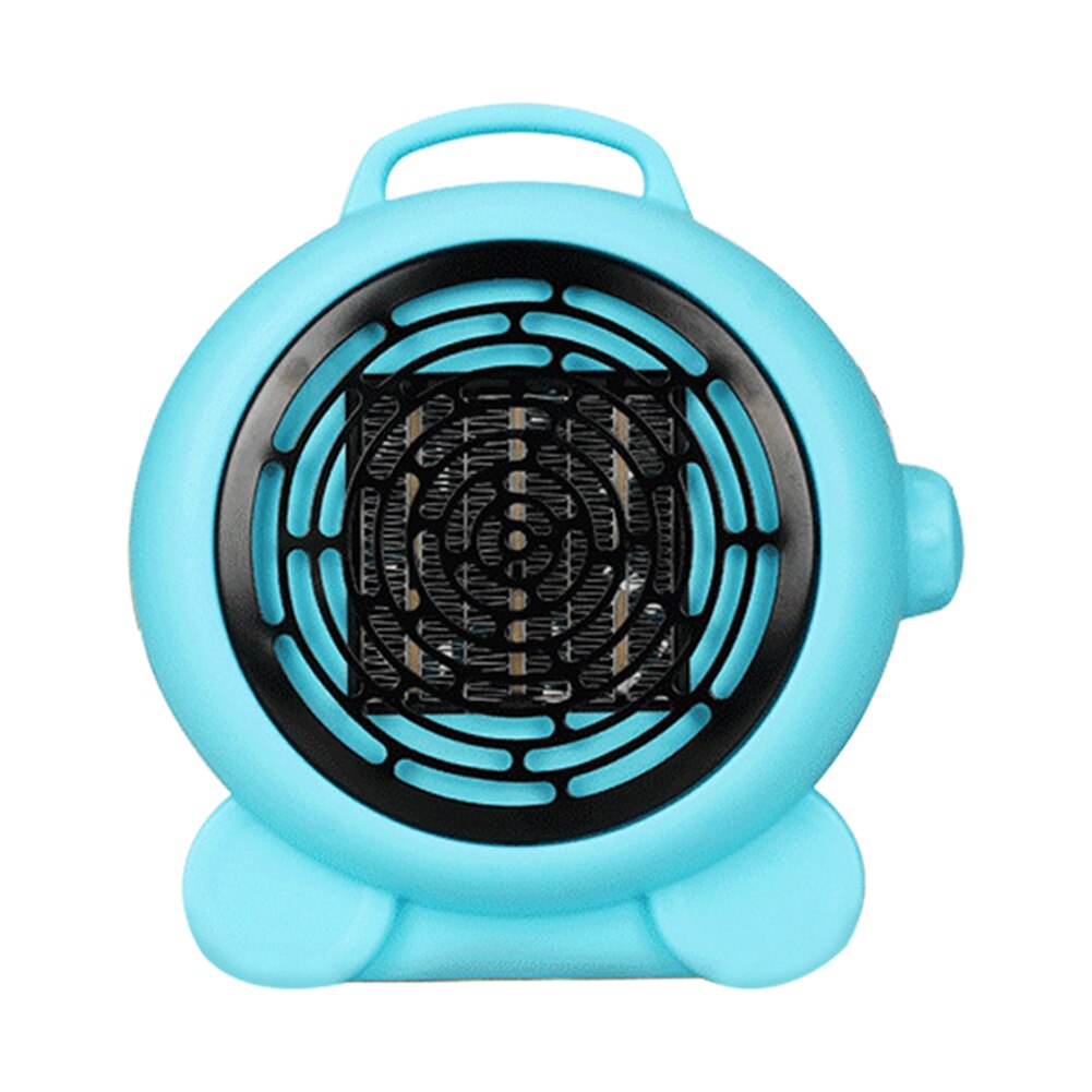 1000W Mini Elektrische Kachel Draagbare Home Verwarming Ventilator Laag Geluidsniveau Warm Air Blower Warme Lucht Fan Kantoor Kachels handige: Blauw