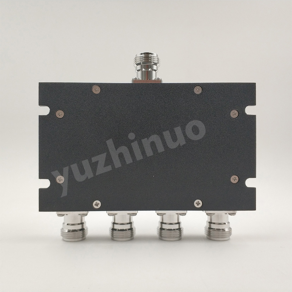 Divisor de 4 vías de 698 ~ 2700MHz divisor de fuente de alimentación hembra n-4 divisor para 2G 3G 4G amplificador de señal de teléfono celular repetidor amplificador de señal