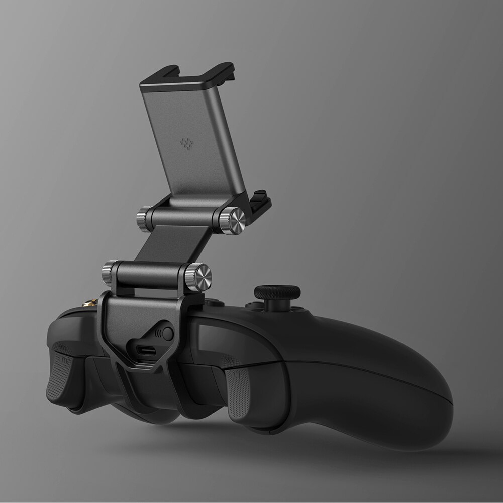 Verstelbare mobiele telefoonhouder van aluminiumlegering, gamingclipstandaard voor xbox one/xbox elite-controller +