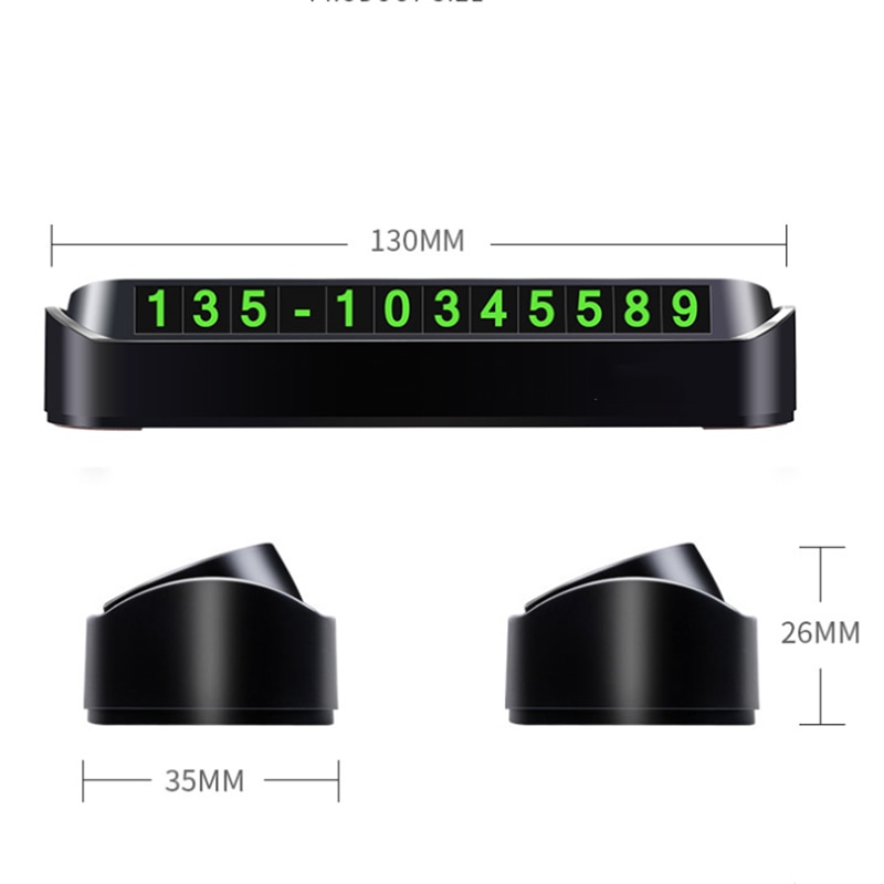 Lichtgevende Auto Tijdelijke Parkeerkaart Sticker Telefoonnummer Kaart Plaat Voor Lexus RX300 RX330 RX350 IS250 LX570 Is200 Is300 Ls400