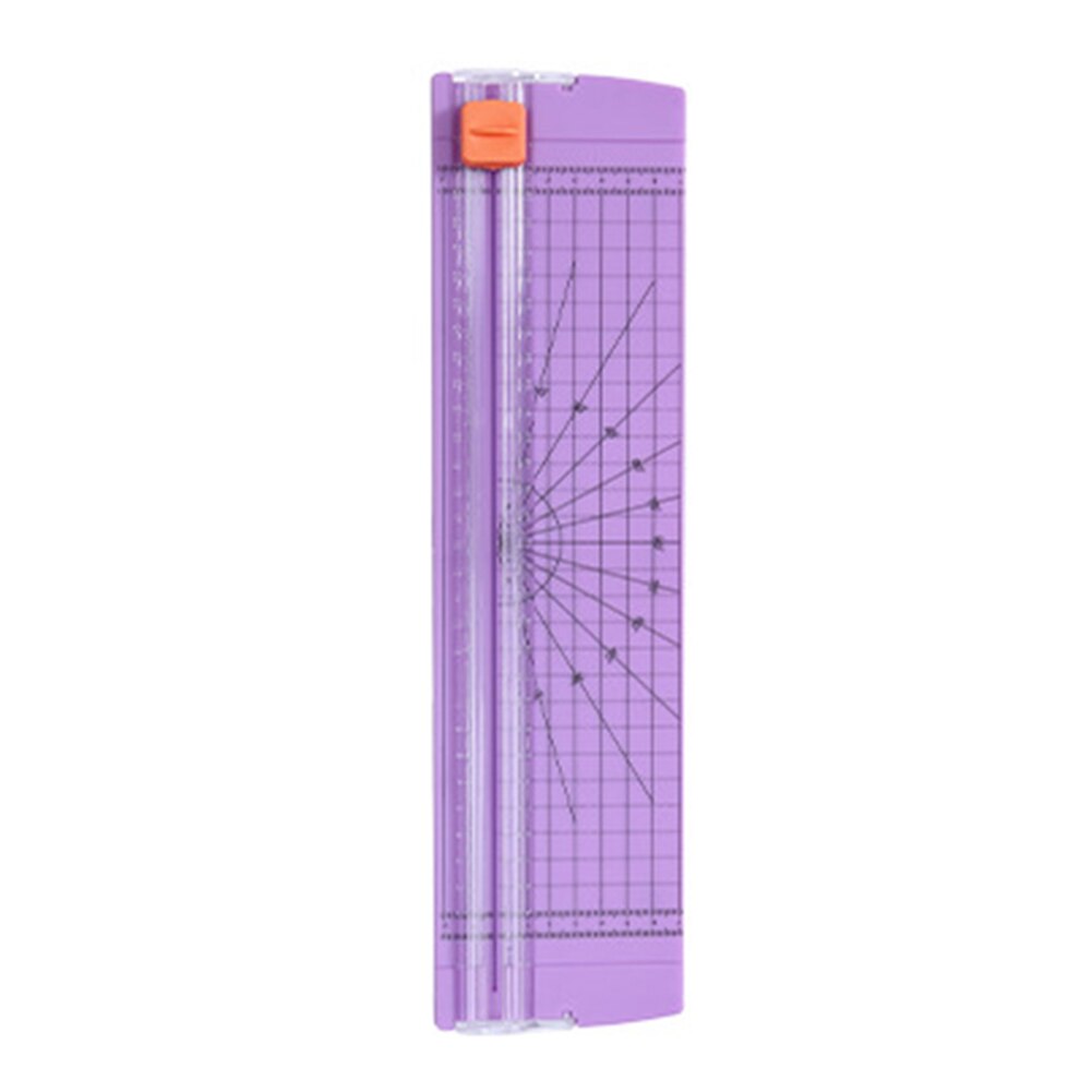 A4 Simple Precision Paper Photo Cutter Machine Card Trimmers Crafts Photo Scrapbook Blades DIY Office Home Cutting Tools: Purple 