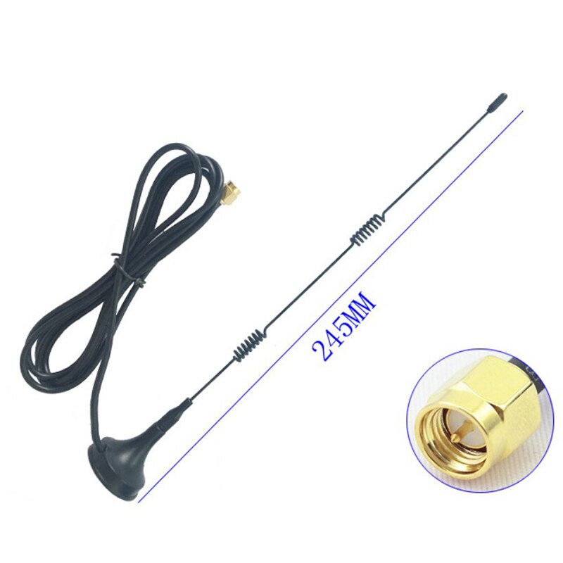 SMA 2.4GHz 9DBI Wireless Wifi WLAN 5 X Range Booster Antenna Extender + Base