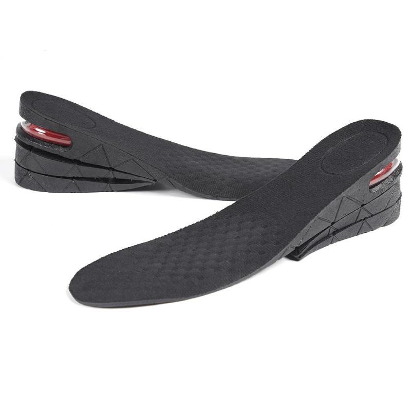 1 paire TPR unisexe hauteur augmentation semelle rehaussement coussin coupe réglable femmes hommes ascenseur chaussure talon Insert Pad: 	70mm