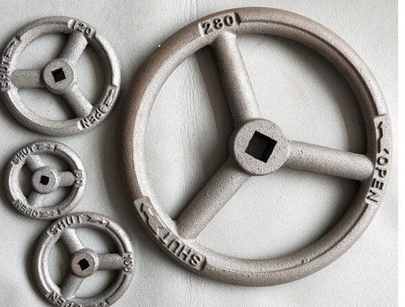 2 stk diameter :80mm hul :8 x 8mm støbt jern håndholdt skibsventil håndhjulskontakt håndtag skiftenøgle drejebord
