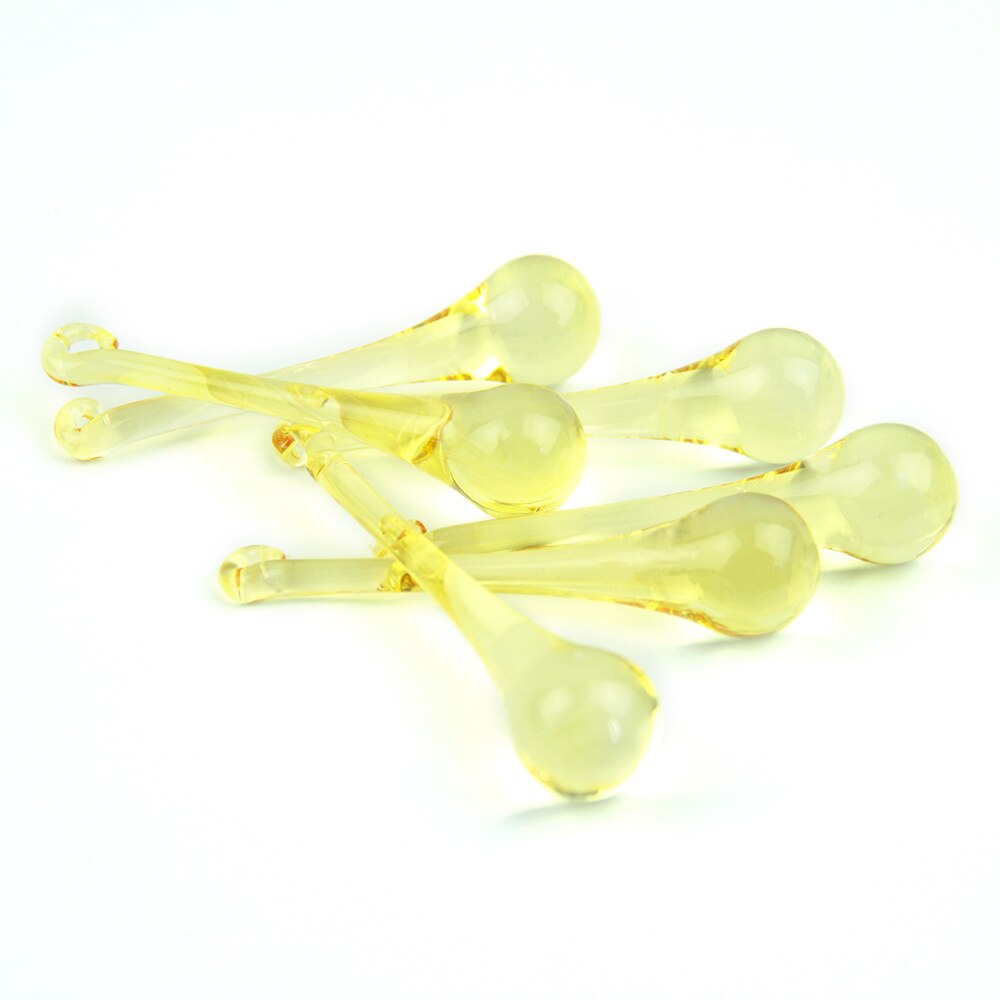 16x6 0Mm/20X80Mm 10 Stuks Veelkleurige Regendruppels Kristallen Kroonluchter Onderdelen Lamp Glas Opknoping Hangers Kralen gordijn Accessoires