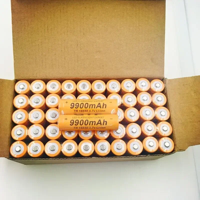 100% 18650 Batterij 3.7 V 9900 MAH Oplaadbare Lithium Ion Batterij Is Een Hoogwaardige LED Zaklamp Batterij