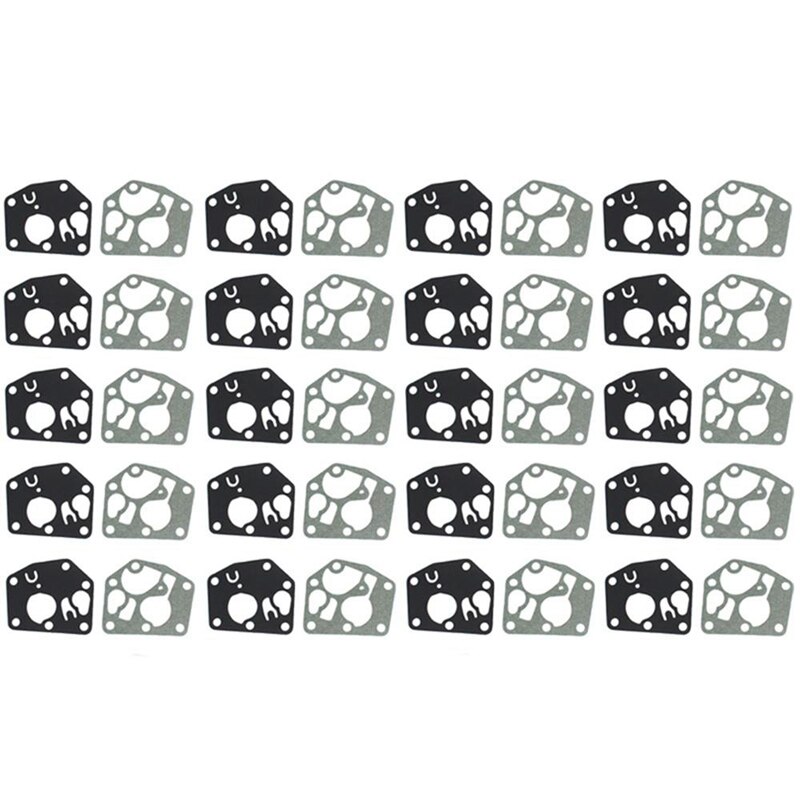 20 Sets Carburetor Diaphragm Gasket Kits for Briggs and Stratton 495770 795083 5083H 5083K 7721 520175: Default Title