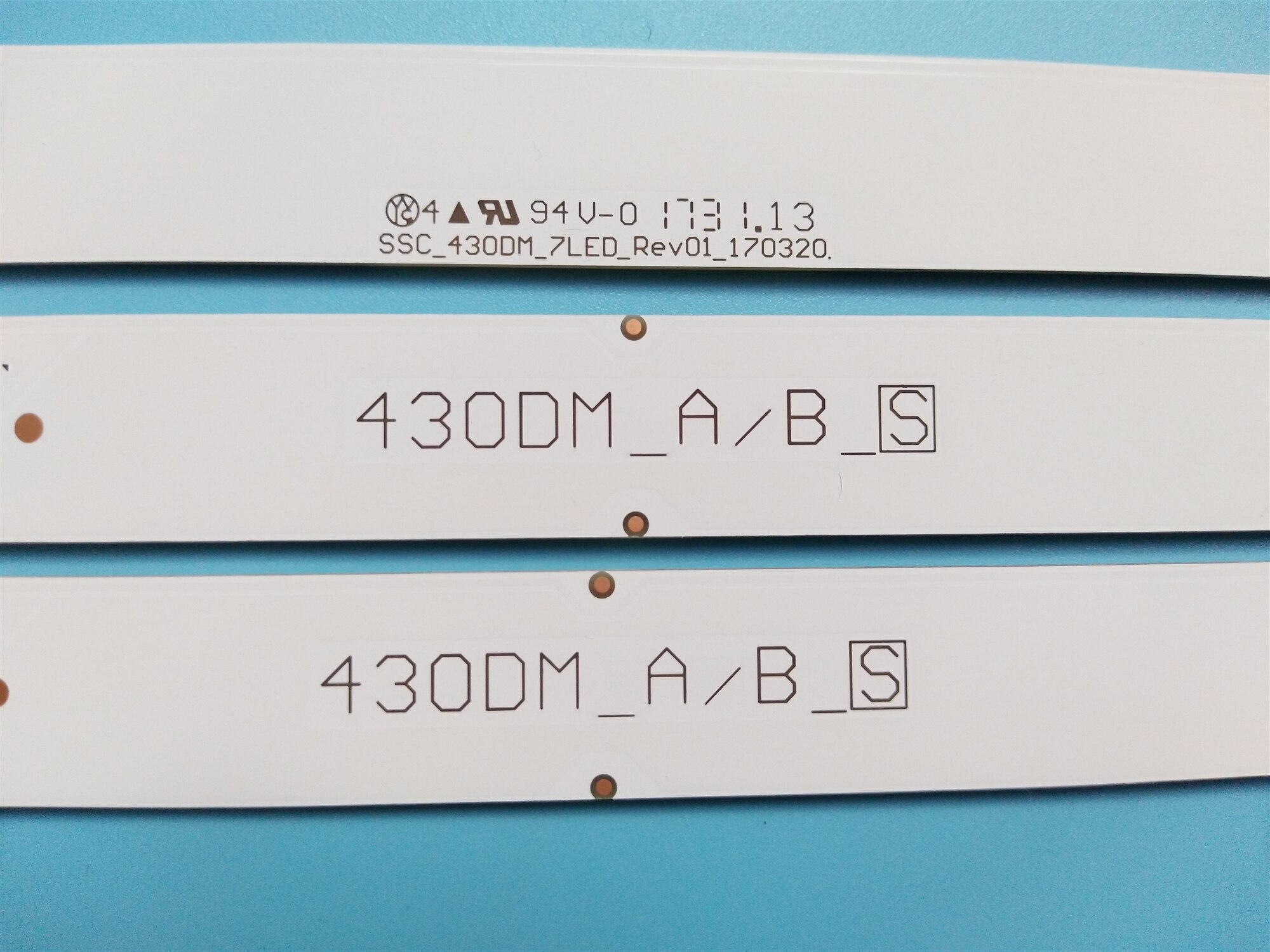 LED Band For LG 43UK6470PLC 43UM7000PLA 43UM7100PLB LED Bar Backlight Strip Line Ruler WOOREE 43inch UHD_LED Array_A-Type_161024