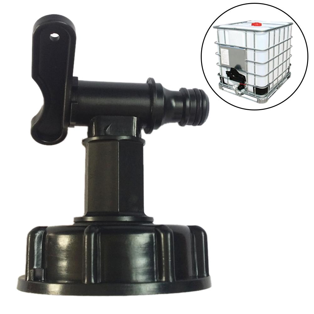 Dobbelthane 1000 liter ibc adapter have vandtank stik regnvand tank adapter fitting til hjemmet have vand stik: F