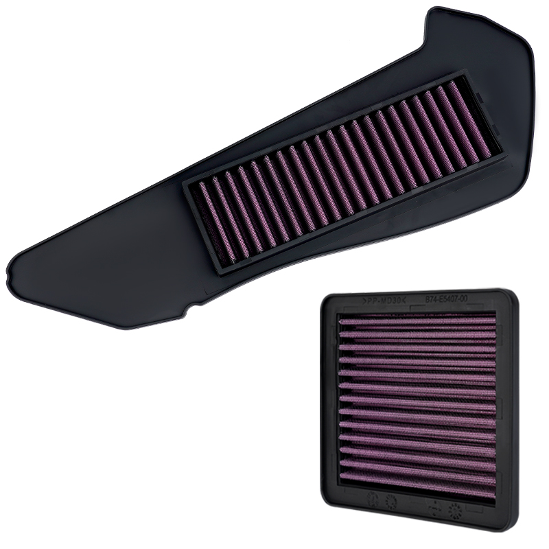 Filtro de aire de modificación y mantenimiento de motocicletas.: Morado