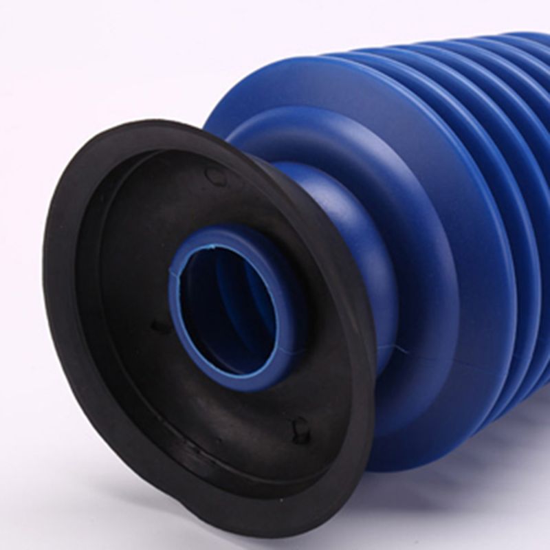Bellows Accordion Toilet Plunger, High Pressure Thrust Plunger Eliminates Heavy Blockage on Clogged Toilet, Universal Power Plun