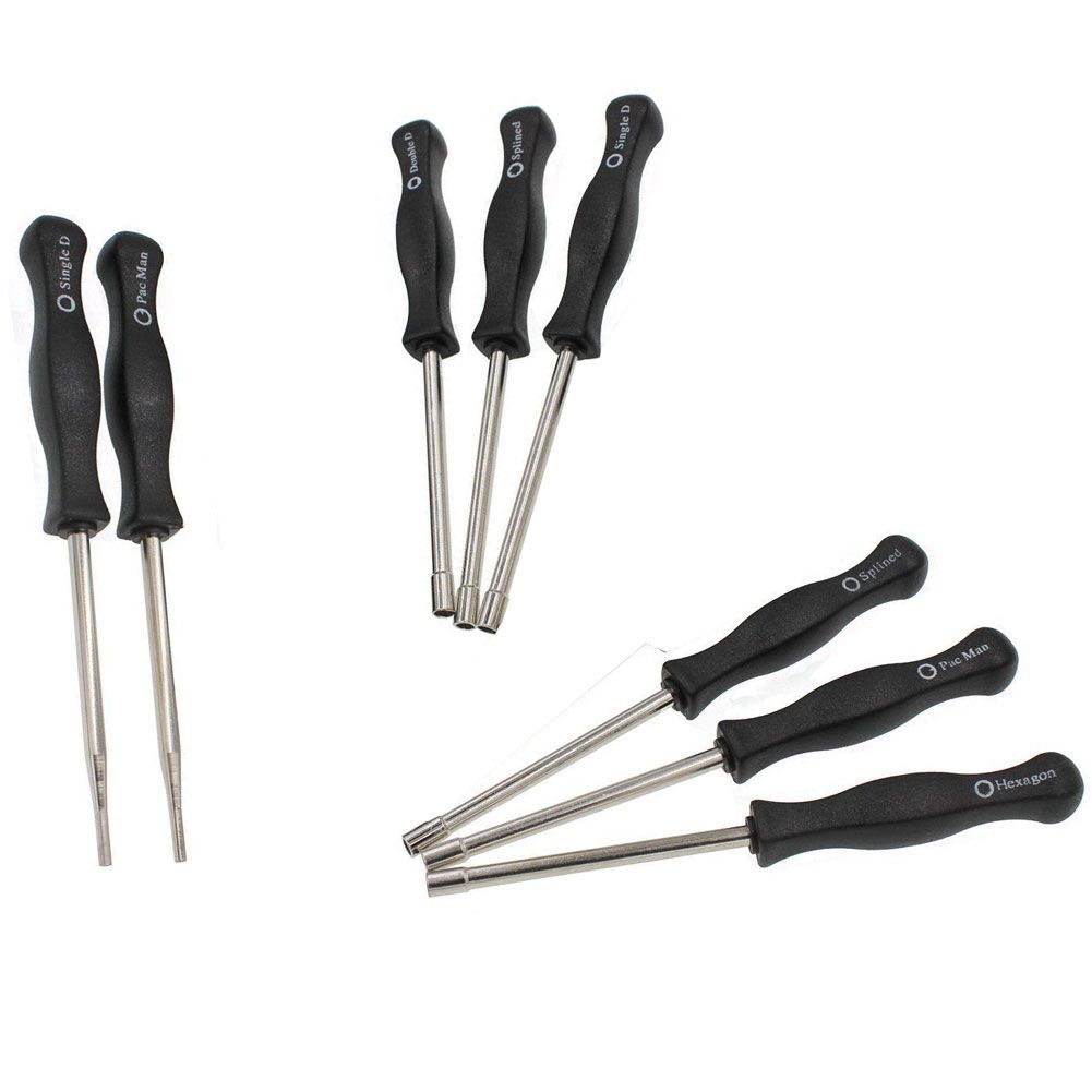 8pcs Screwdriver Carburetor Adjustment Tool Single D Double D Hexagon Hex Socket Kit Set for most 2cycle carburetor