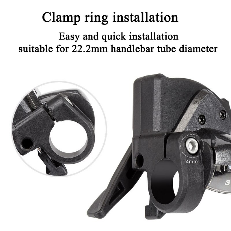 MicroNEW – ensemble de vitesses pour dérailleurs, 3x8, 24 vitesses, 8 S, levier avant, dérailleur, 8 vitesses, Compatible avec Shimano Sram