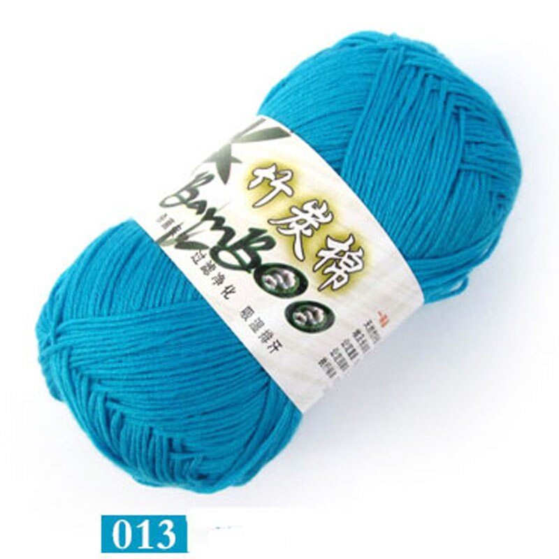 70% bamboo fiber 30% cotton hand knitting yarns Anti-Shrink Baby yarns crochet thread cotton thread thick bamboo cotton yarn: 013