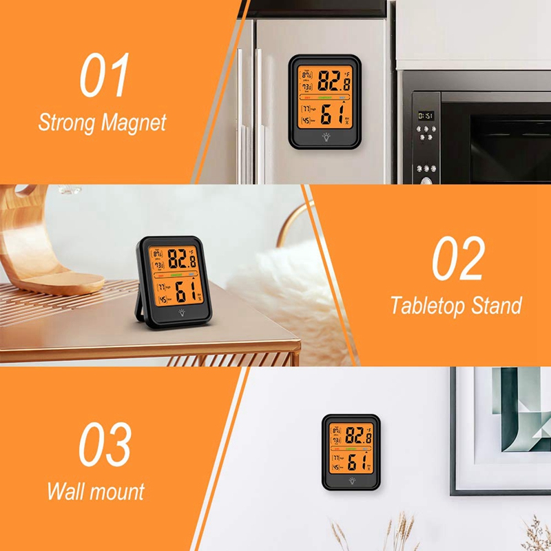 Indoor Thermometer Digital Thermometer for Home Thermometer and Humidity Gauge with Temperature Humidity Monitor