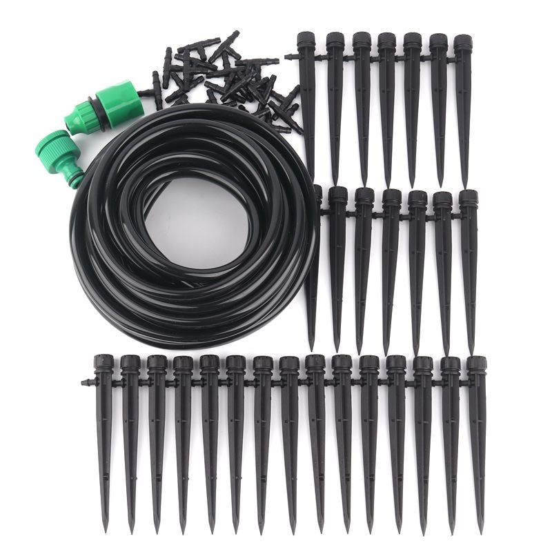 10M 20M 30M Micro Drip Irrigation System Automatic Watering Kits Garden Irrigation With Adjustable Dripper
