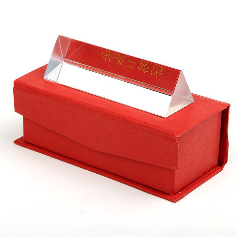 10 cm étude de physique aide triangulaire prisme expérience Instrument école Science physique étude optique enseignement prisme pour enfants