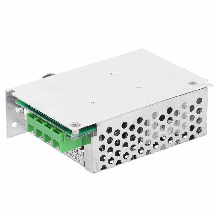 DC12V‑50V Motor Controller 30A Motor Regulator PWM DC Motor Controller DC Motor Controller Metal Shell 30A Motor Regulator