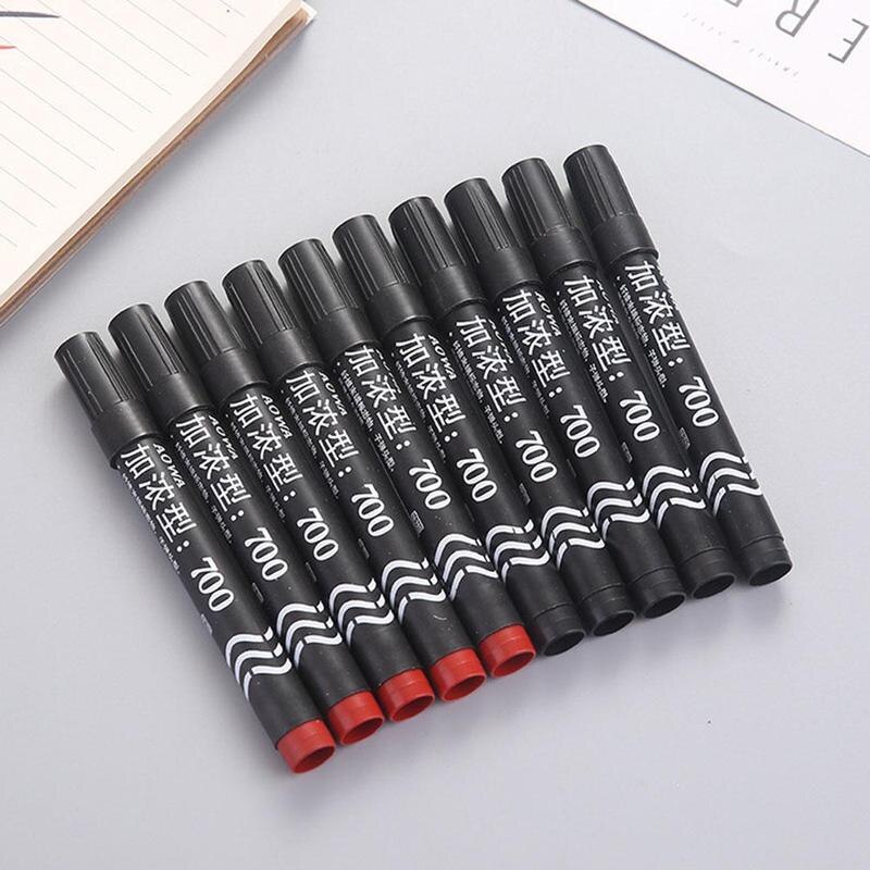Mark stud onuitwisbare marker pen haaklijn schrijfvaardigheid en vervagen kleurbenodigdheden voor studenten schoolofficier helder kantoor  c4 k 6
